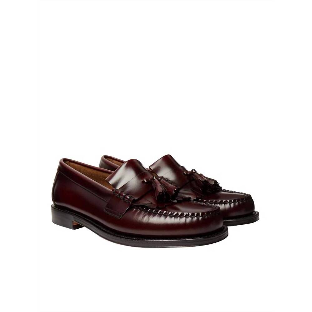 NEW G.H.BASS men's brompton loafer in burgundy